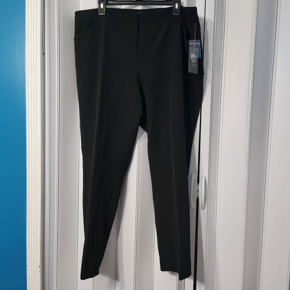 NWT Vince Camuto Solid Casual Trousers Size 18 / W18 - Picture 2 of 5